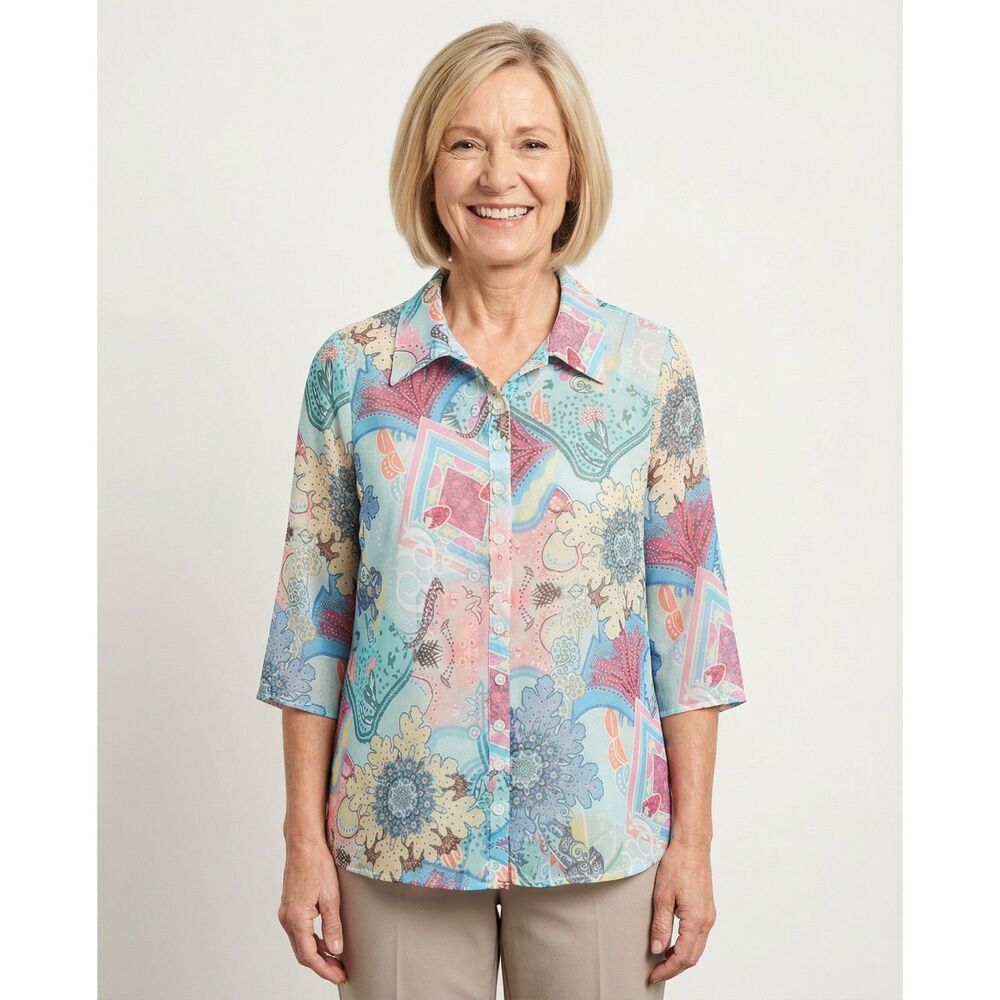 Ladies Misslook Paisley Blouse